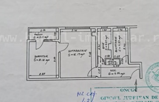 Verkauft Wohnung 2 Zimmer - Centru, Cumpana