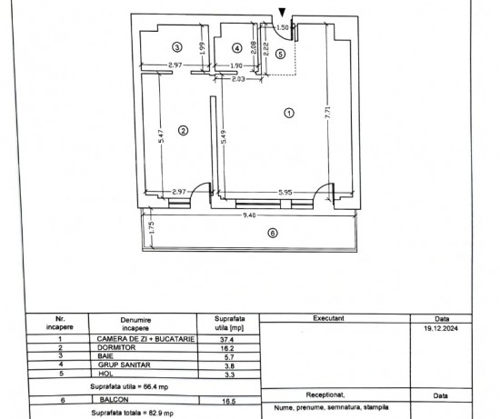 Zu verkaufen Wohnung 2 Zimmer - Lac, Ovidiu